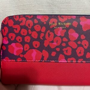 Isaac Mizrahi New York Red & Purple Makeup Case Holder